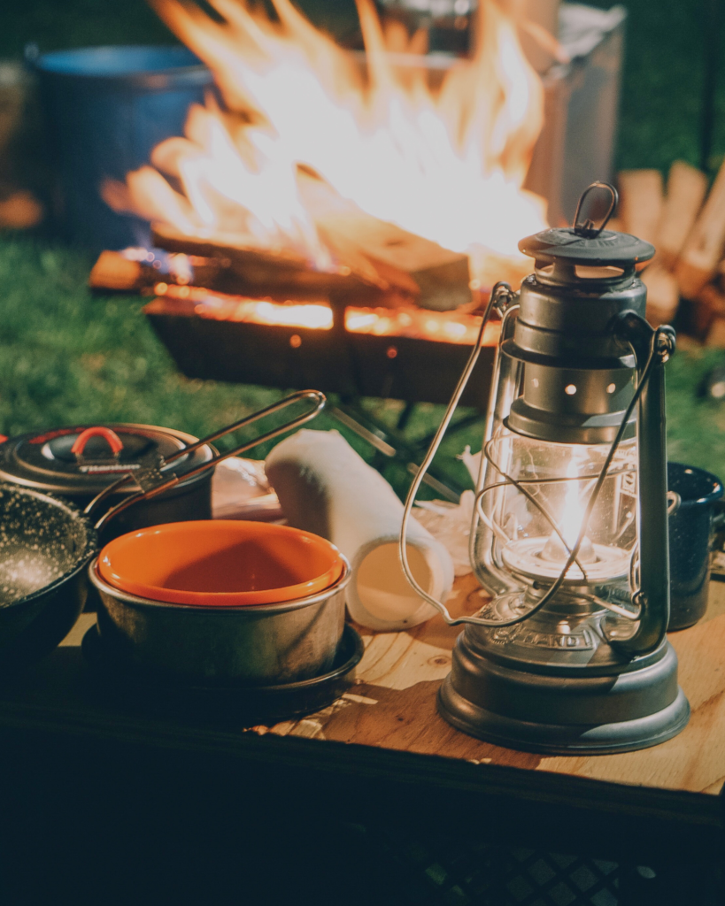 camping, meals, earthing, grounding