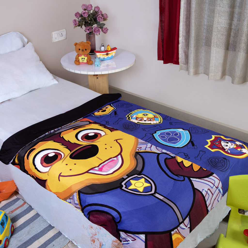 Couverture Paw Patrol Pat' Patrouille Tous Les Personnages 5 Couvertur Polaire Plaid Canape